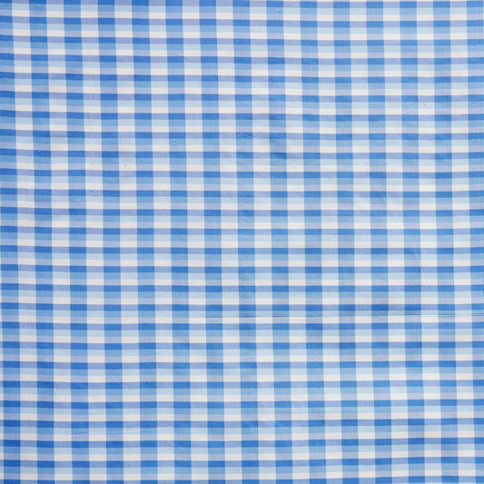 Vichy Check in Cornflower Blue Fabric Swatch